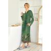 image:imageEkouaer Womens Nightgown Long Loungewear V Neck Nightshirt Sleepwear Full Length Sleepshirt with PocketsGreen Floral