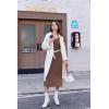 image:imageEkouaer Womens Nightgown Long Sleeve Nightgowns for Woman Sleep Dress Night Shirt Soft Full Length Sleepwear SXXLBrown