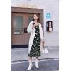 image:imageEkouaer Womens Nightgown Long Sleeve Nightgowns for Woman Sleep Dress Night Shirt Soft Full Length Sleepwear SXXLNavy White Flower