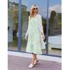 image:imageEkouaer Womens Nightgowns Long Sleeveless Night gown with Pockets Soft Ladies NightdressFloral Light Green