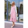 image:imageEkouaer Womens Nightgowns Long Sleeveless Night gown with Pockets Soft Ladies NightdressFloral Pink