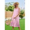 image:imageEkouaer Womens Nightgowns Long Sleeveless Night gown with Pockets Soft Ladies NightdressFloral Pink