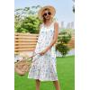 image:imageEkouaer Womens Nightgowns Long Sleeveless Night gown with Pockets Soft Ladies NightdressLeaf Blue