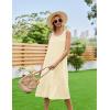 image:imageEkouaer Womens Nightgowns Long Sleeveless Night gown with Pockets Soft Ladies NightdressLemon