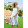 image:imageEkouaer Womens Nightgowns Long Sleeveless Night gown with Pockets Soft Ladies NightdressVine Blue