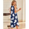 image:imageEkouaer Womens Sleeveless Nightgown Full Slip Nightshirt Long Nightwear Full Length Loungewear Tank Nightdress S2XLSilhouette Flowers