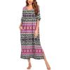 Ethnic Rose Red