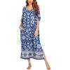 Navy Blue Flower