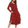 Plaid Red Black