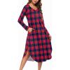 Plaid Red Navy