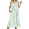 Floral Light Green