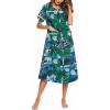Dark Green Floral