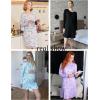 image:imageEkouaer 2 Pack Long Sleeve Sleep Shirts for Women Soft Night Shirts Pullover Nightgowns Comfy Night Gowns Dress S3XLPolar Bearplanet