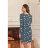 image:imageEkouaer 2 Pack Long Sleeve Sleep Shirts for Women Soft Night Shirts Pullover Nightgowns Comfy Night Gowns Dress S3XLStargalaxy