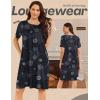 image:imageEkouaer Moo Moos for Women Button House Dresses for Women with Pocket Mumu S3XLBlack Mandala
