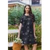 image:imageEkouaer Moo Moos for Women Button House Dresses for Women with Pocket Mumu S3XLBlack Mandala