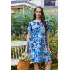 image:imageEkouaer Moo Moos for Women Button House Dresses for Women with Pocket Mumu S3XLBlue Flower