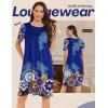 image:imageEkouaer Moo Moos for Women Button House Dresses for Women with Pocket Mumu S3XLBlue Mandala