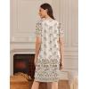 image:imageEkouaer Moo Moos for Women Button House Dresses for Women with Pocket Mumu S3XLKhaki Flower