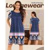 image:imageEkouaer Moo Moos for Women Button House Dresses for Women with Pocket Mumu S3XLNavy Boho