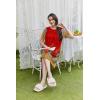 image:imageEkouaer Moo Moos for Women Button House Dresses for Women with Pocket Mumu S3XLRed Boho