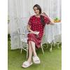 image:imageEkouaer Moo Moos for Women Button House Dresses for Women with Pocket Mumu S3XLRed Boho Flower