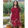 image:imageEkouaer Moo Moos for Women Button House Dresses for Women with Pocket Mumu S3XLRed Boho Flower