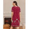 image:imageEkouaer Moo Moos for Women Button House Dresses for Women with Pocket Mumu S3XLRed Boho Flower