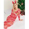 image:imageEkouaer Nightgown Women Long Sleeve Sleepwear Full Length Long Nightshirt Soft Loungewear S4XLRed Xmas Tree