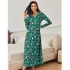 image:imageEkouaer Nightgown Women Long Sleeve Sleepwear Full Length Long Nightshirt Soft Loungewear S4XLSanta Claus