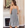 image:imageEkouaer Nightgowns for Women Cotton Night Gown Sleeveless Sleep Dress Lace Nighty Ladies Nightdress Summer SleepwearLight Grey