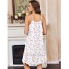 image:imageEkouaer Nightgowns for Women Cotton Night Gown Sleeveless Sleep Dress Lace Nighty Ladies Nightdress Summer SleepwearWhite Pink Floral