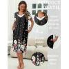 image:imageEkouaer Nightgowns for Women House Dress Nightgown with Pockets Mumu DressFloral Butterfly