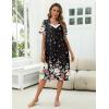 image:imageEkouaer Nightgowns for Women House Dress Nightgown with Pockets Mumu DressFloral Butterfly