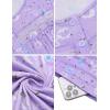 image:imageEkouaer Nightgowns for Women Long Sleeve Sleepshirt Button Nightshirt Floral Sleepwear Night Dress with Pockets SXXXLBlack Floral