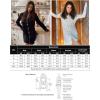 image:imageEkouaer Womens Nightgown Long Sleeve Nightshirt Button Down Sleepshirt Boyfriend Sleepwear Pajama Dress SXXLBlack