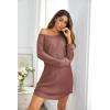 image:imageEkouaer Womens Nightgown Waffle Knit Long Sleeve Nightgown Sleep shirts Night Dress for Women SXXLBrick Red