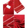 image:imageEkouaer Womens Nightshirt Long Sleeve Nightgown Round Neck Sleepwear Full Length Pajama Dress with Pockets Loungewear SXXLAred