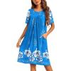 image:imageEkouaer Moo Moos for Women Button House Dresses for Women with Pocket Mumu S3XLBlue