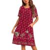 Red Boho Flower