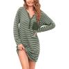 Army Green Striped