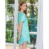 image:imageEkouaer Nightgowns for Women 3 Pack Sleep Shirts Short Sleeve Nightshirt Pullover Nightdress Soft SleepwearNavy BlueGreyBlue Dragonflies