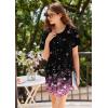 image:imageEkouaer Nightgowns for Women 3 Pack Sleep Shirts Short Sleeve Nightshirt Pullover Nightdress Soft SleepwearNavy BlueGreyPurple Pink Floral