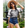 image:imageEkouaer Cotton Nightgowns for Women Short Sleeve Sleep Shirts Crew Neck Night Shirts Soft Color Block Night GownQueen Grey