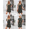 image:imageEkouaer Cotton Nightgowns for Women Short Sleeve Womens Nightgown V Neck Sleep Shirts for Women Soft Sleepwear SXXXLBlack Moon