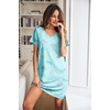 image:imageEkouaer Cotton Nightgowns for Women Short Sleeve Womens Nightgown V Neck Sleep Shirts for Women Soft Sleepwear SXXXLBlue Butterfly