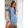 image:imageEkouaer Cotton Nightgowns for Women Short Sleeve Womens Nightgown V Neck Sleep Shirts for Women Soft Sleepwear SXXXLGood Night