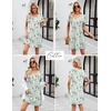 image:imageEkouaer Cotton Nightgowns for Women Short Sleeve Womens Nightgown V Neck Sleep Shirts for Women Soft Sleepwear SXXXLGreen Floral
