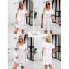 image:imageEkouaer Cotton Nightgowns for Women Short Sleeve Womens Nightgown V Neck Sleep Shirts for Women Soft Sleepwear SXXXLPink Flower