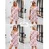 image:imageEkouaer Cotton Nightgowns for Women Short Sleeve Womens Nightgown V Neck Sleep Shirts for Women Soft Sleepwear SXXXLPink Sheep